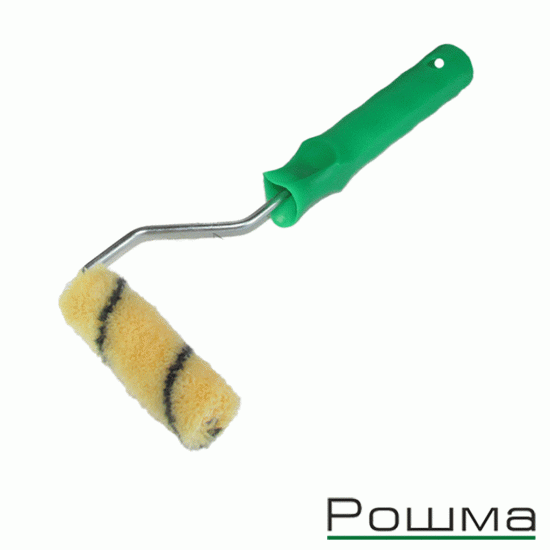 Валик нитевой "плелка" полиакрил ручка 6мм  100*15мм ворс 12 мм