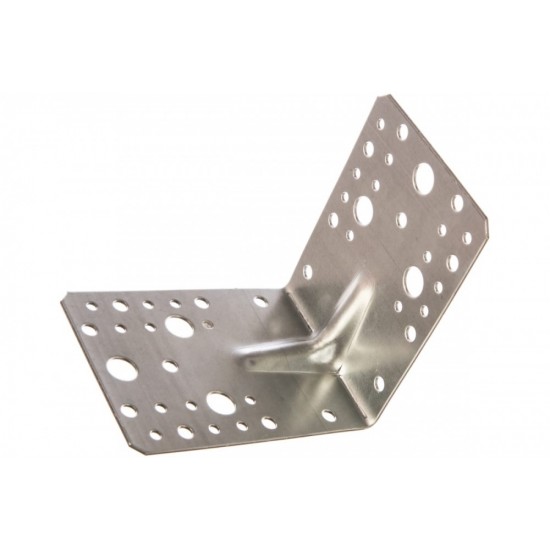 Усиленный крепжный оцинк  уголок 130*130*90/100/*1,8 мм (20 шт).