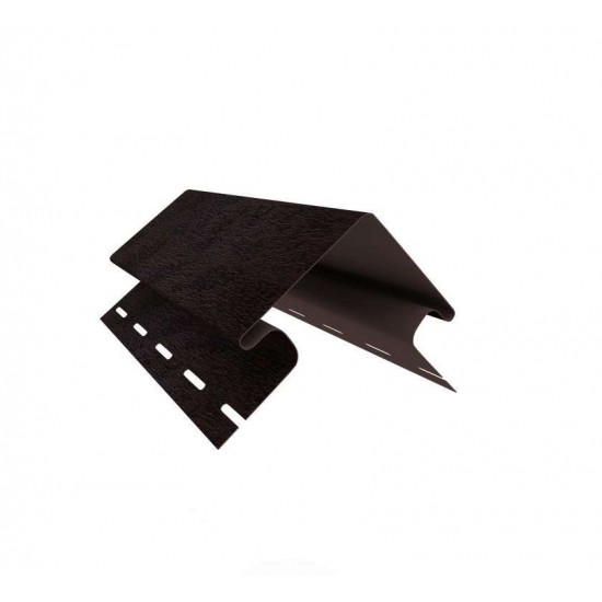 Наружный угол (ПВХ) 0076Н  кирпич коричневый