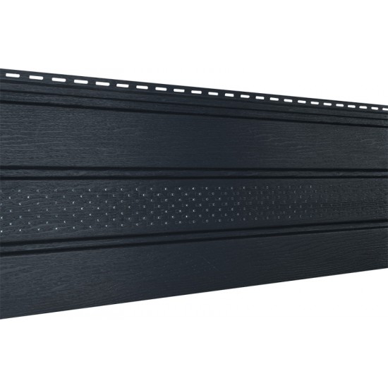 Соффит (ПВХ) 300Н. 433С перф. частично, графитовый, м2/ 1шт=0,9м2