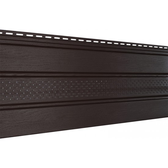 Соффит (ПВХ) 300Н. 497С перф. частично, коричневый, м2/ 1шт=0,9м2