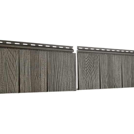 Сайдинг (ПВХ).0206.Н. «Хокла С-Лок», щепа седой дуб (2*0,206)