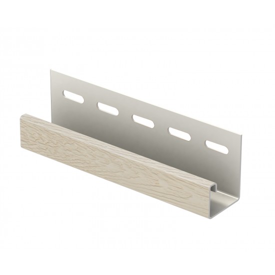 J-планка (ПВХ).0044.Н., скандинавия слоновая кость