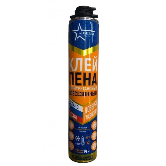 Клей-пена полиуретановый ADMIRAL STARS / РФ.