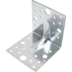 Усиленный крепжный оцинк  уголок 80*80*80*1,8 мм (20 шт).