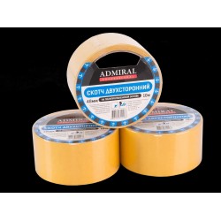 Скотч двухсторонний п/п 48мм*10м*90мкм, ADMIRAL
