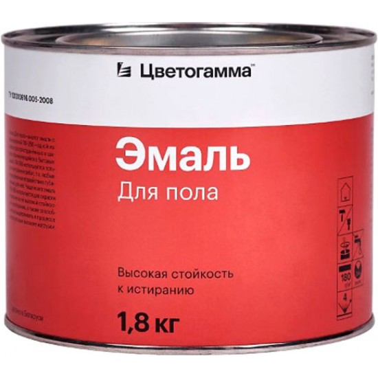 Эмаль ПФ 266 желт.кор. 1,8 кг