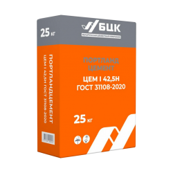 Портландцемент  ЦЕМ I 42,5-Н/Д0-500/25кг/ Беларусь