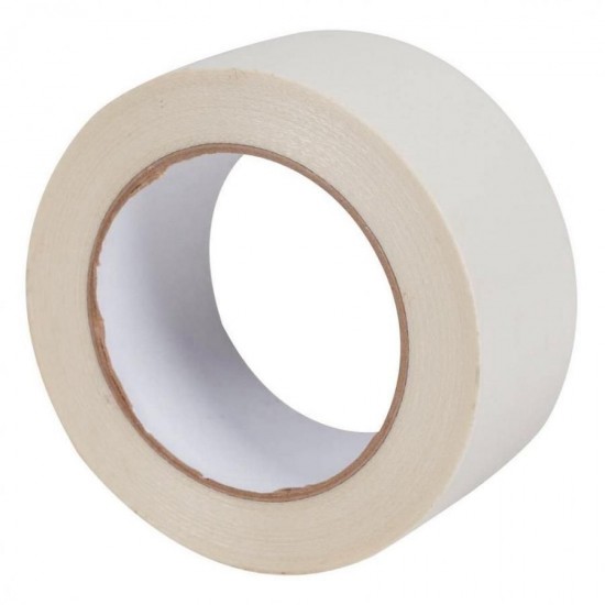 96000510 Бум.клейк.лента 48мм*25м,  термостойк. до 40гр, Латвия