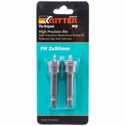Биты Ritter WP РН 2*50 мм с ограничителем(сталь S2)  (2 шт в уп)