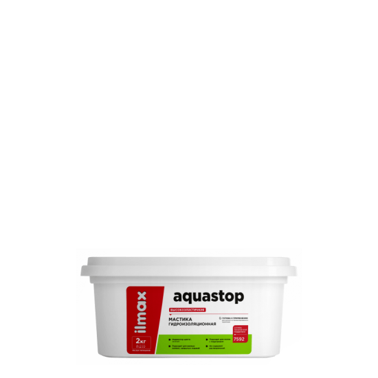 Мастика гидроизоляционная МПД" ilmax ready aquastop " 2кг/ Р Б