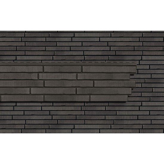 Сайдинг (ПВХ).0290.Н. «Стоун-Хаус С-Лок», ригельный кирпич грифель, 1,94*0,29м,(0,563м2 ) (шт)
