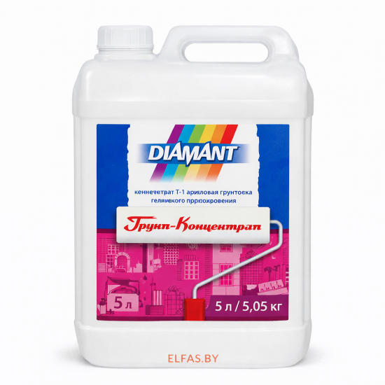 Грунтовка Н.В П 1Д Diamant Грунт-Концентрат 5л=5,05кг РБ.