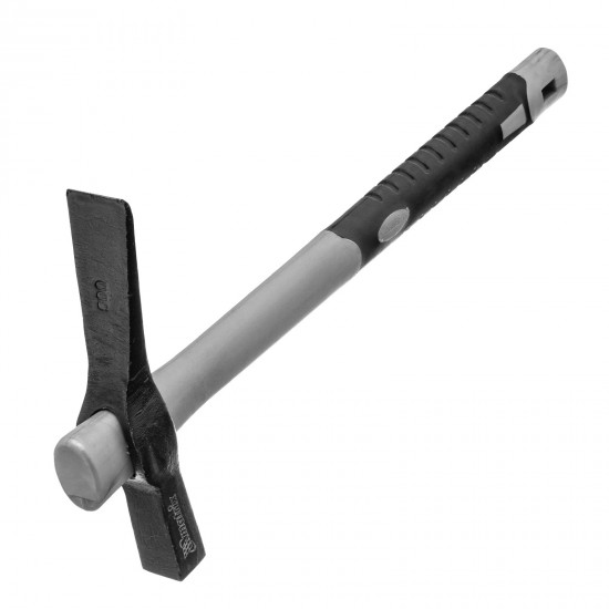 21824 Кирка-молоток печника и каменщика 500г, фибергласовая обрезиненная рукоятка 385 мм//Matrix.