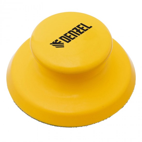 75816 Брусок для шлифования, круглый, 125 мм, с "липучкой"//Denzel.