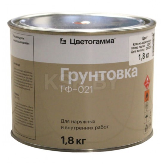 Грунтовка  ГФ -021 кр-кор. 0,8 кг РБ