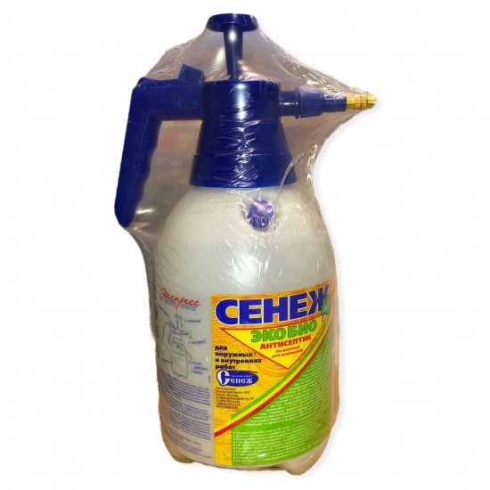 !!!Распылитель!!! Антисептик д/древесины Сенеж ЭКОБИО  2кг, шт /РФ