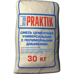 Praktik (КЛАДОЧНИК) Смесь цементная универсальная с полимерными добавками, 30 кг /РБ