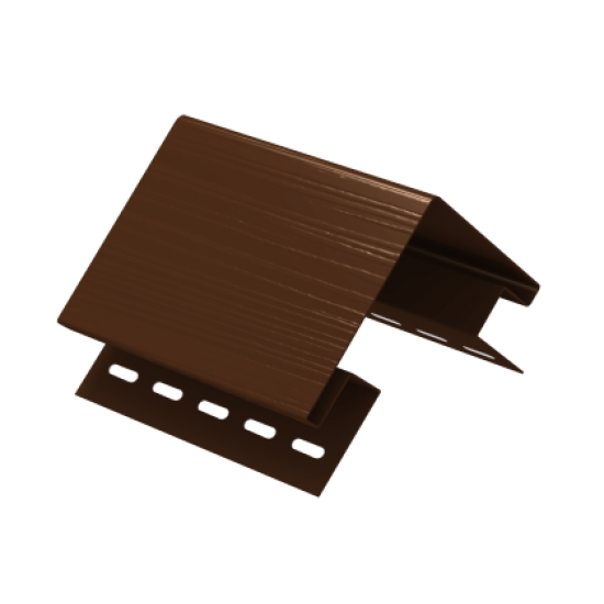 Наружный угол (ПВХ)076 Н.497С коричневый, шт