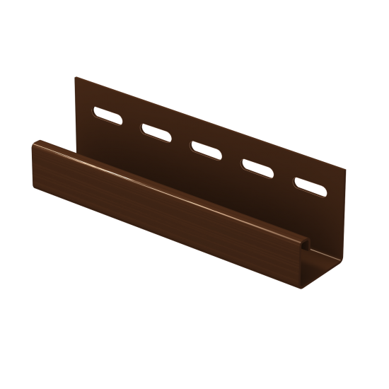 J-планка (ПВХ).0044.Н., 412С, темно-коричневый