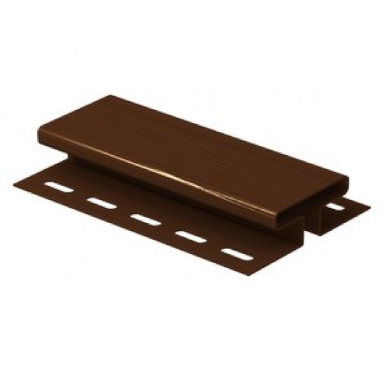 Н-планка (ПВХ) 048Н. 497С коричневый, шт
