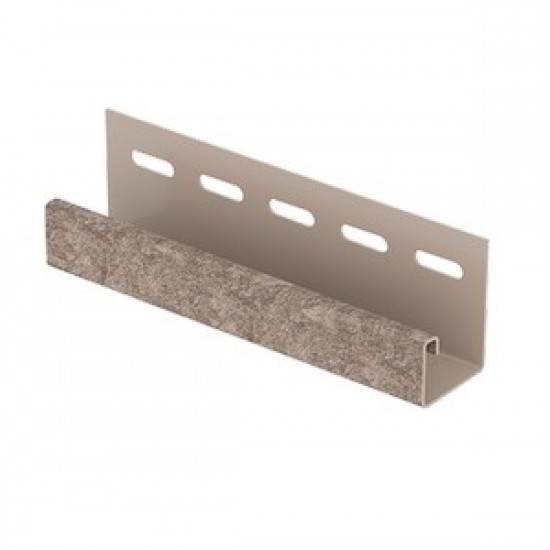 J-планка (ПВХ) 0044Н, сланец бурый