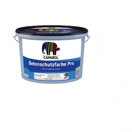 Краска акрил. в/д Caparol Betonschutzfarbe Pro Base1 (Капарол Бетоншутцфарбе Про База1)белая, 10л/13,0 кг