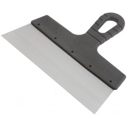 Шпатель фасадный 300 мм, нержавеющая сталь 0,5 мм, пластиковая ручка, Китай