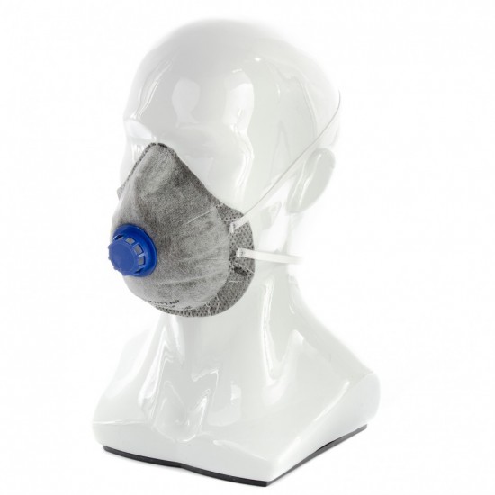 892467 Полумаска фильтрующая формов, ИСТОК-1ФКУ,с углем,клапан выдоха FFP1 NR D// Россия