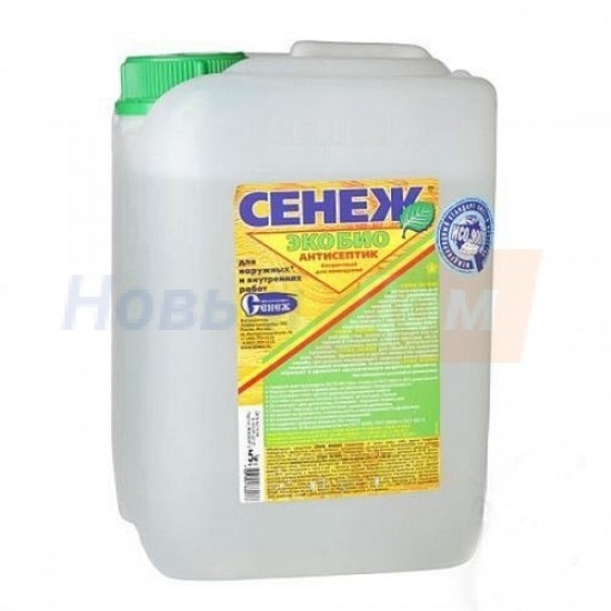 Антисептик д/древесины Сенеж ЭКОБИО 5кг, шт /РФ