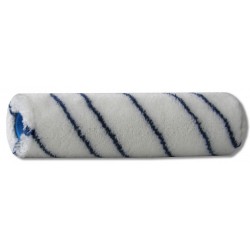 84412502  Валик25см, ядро 47мм, полиакрил 8, синие полосы,  Латвия