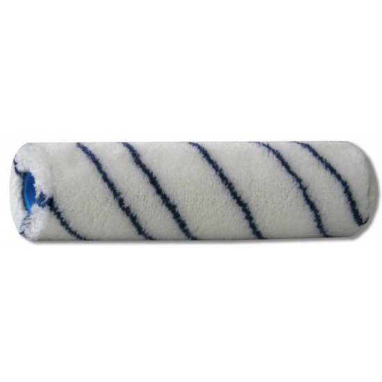 84412502  Валик25см, ядро 47мм, полиакрил 8, синие полосы,  Латвия