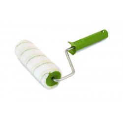 84555802  Ролик 18см, ядро 48мм, микровол.9, зел.полосы,  Латвия