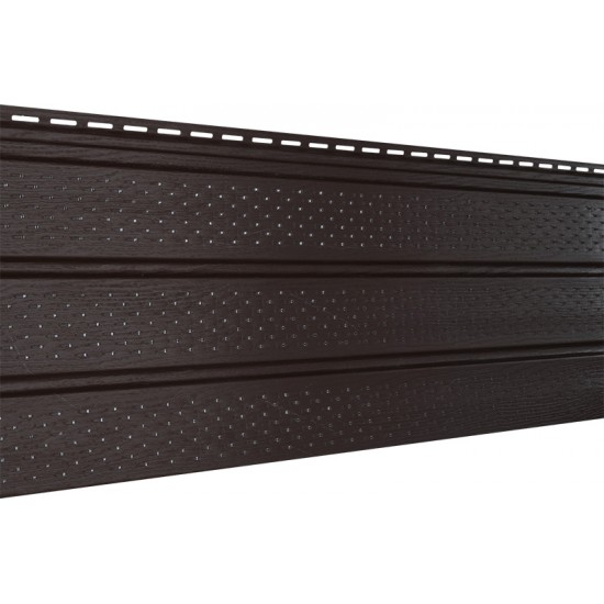 Соффит (ПВХ).0300.Н. перфорированный, 497С, коричневый (3*0,3)