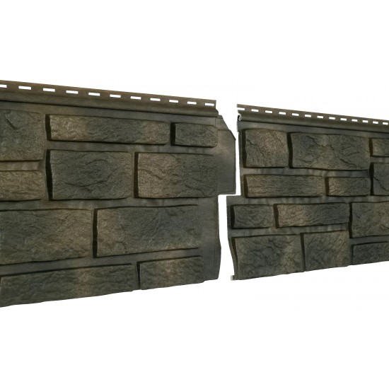 Сайдинг (ПВХ).0290.Н. «Стоун-Хаус С-Лок», таганай таёжный (1,95*0,29)