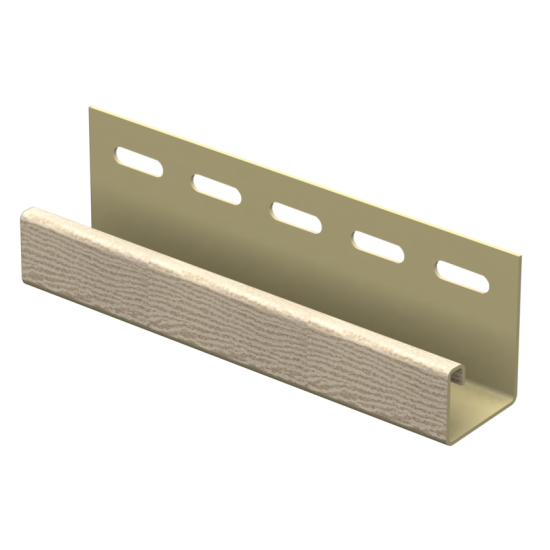 J-планка (ПВХ) 044Н. ясень золотистый 3,05 м