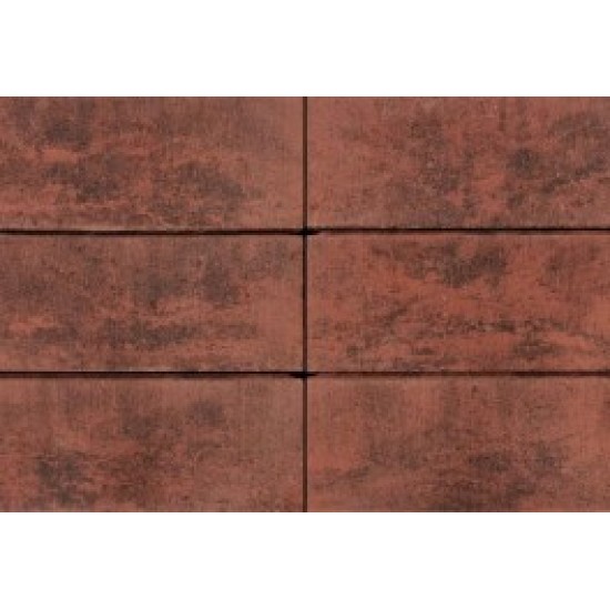 Модульный блок заборный FaBrick 500*200*200мм/Гранат/