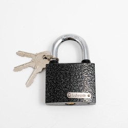 Замок навесной Bohrer ПД-63 (дужка сталь 10мм, 3 ключа, Китай