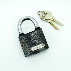 Замок навесной Bohrer ПД-75 (дужка сталь 11мм, 3 ключа, Китай