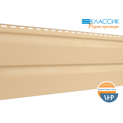 Сайдинг (ПВХ) 0230.Н. «Корабельный брус», 7500U, пшеничный  м2/1шт=0,702м2, дл=3,05