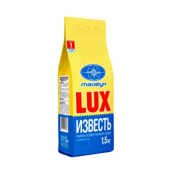 Известь "Люкс" меш. 1,5 кг